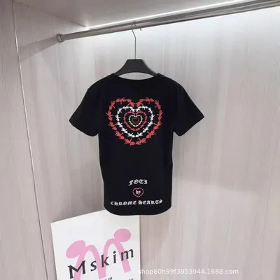 FOTI by Chrome Hearts Black Graphic T-Shirt