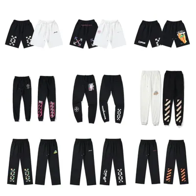 Unisex Streetwear Black Casual Pants