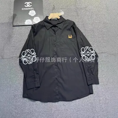 Chanel Long Sleeve Black Casual Shirt