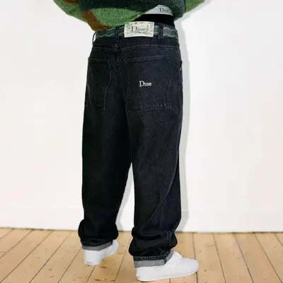 Dime Jeans Black Relaxed Fit
