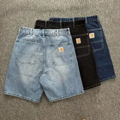 Carhartt Denim Shorts Light Blue Classic Workwear