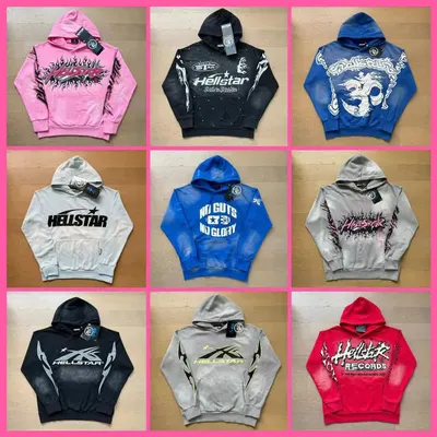 Hellstar Hoodie Pink Graphic Sweatshirt