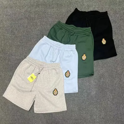 Crest Logo Shorts Gray Casual Shorts