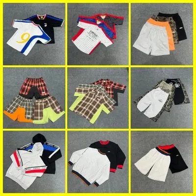 Unisex Casual Plaid Shorts Multicolor Sport Style