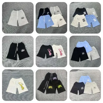 Catz Logo Print Black Casual Shorts
