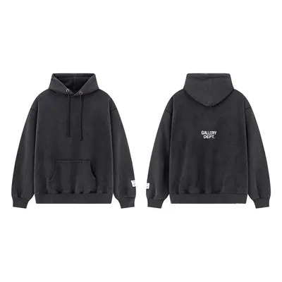 Gallery Dept Hoodie Black Casual Sweatshirt