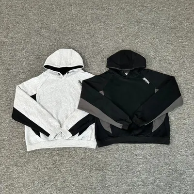 Apexx Hoodie Black And Gray Sporty Sweatshirt